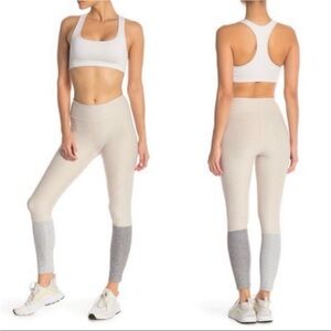 Outdoor Voices 7/8 Dipped Oatmeal, Dove & Ash Heather Leggings NWT